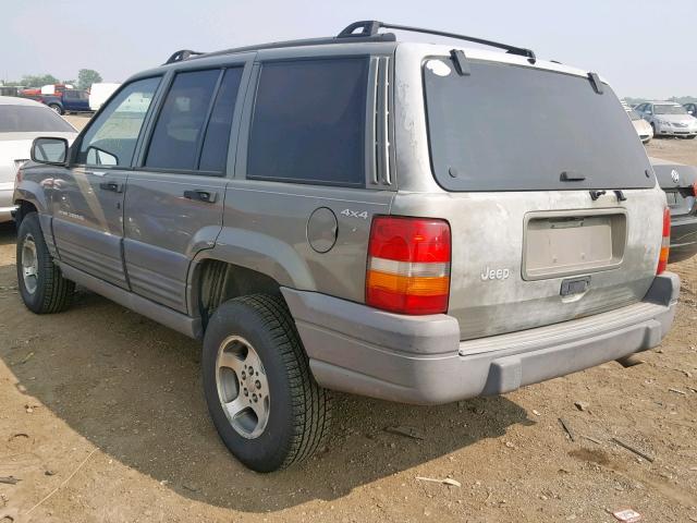 1J4GZ58S9WC185402 - 1998 JEEP GRAND CHER GREEN photo 3