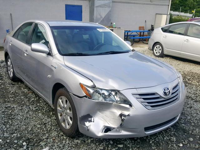 4T1BB46K99U090544 - 2009 TOYOTA CAMRY HYBR SILVER photo 1