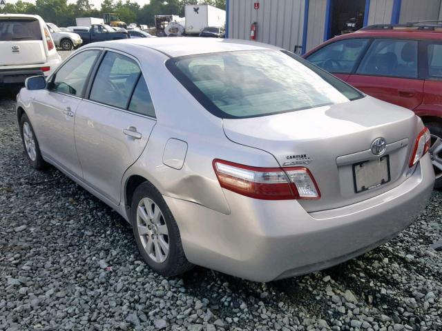 4T1BB46K99U090544 - 2009 TOYOTA CAMRY HYBR SILVER photo 3