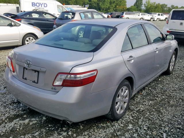 4T1BB46K99U090544 - 2009 TOYOTA CAMRY HYBR SILVER photo 4