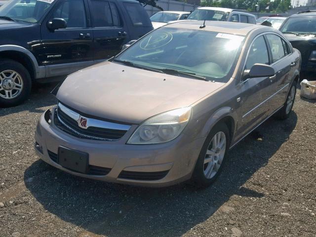 1G8ZS57N57F131345 - 2007 SATURN AURA XE BEIGE photo 2