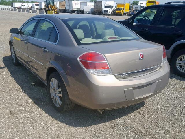 1G8ZS57N57F131345 - 2007 SATURN AURA XE BEIGE photo 3