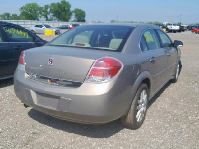 1G8ZS57N57F131345 - 2007 SATURN AURA XE BEIGE photo 4