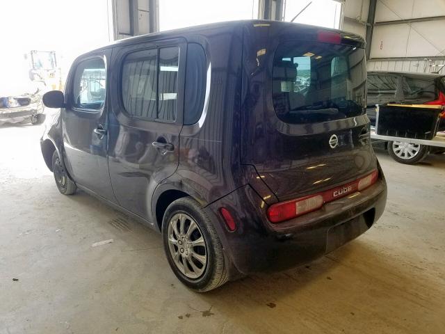 JN8AZ2KR7AT162987 - 2010 NISSAN CUBE BASE PURPLE photo 3