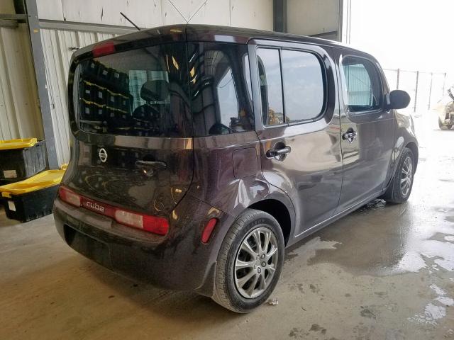 JN8AZ2KR7AT162987 - 2010 NISSAN CUBE BASE PURPLE photo 4