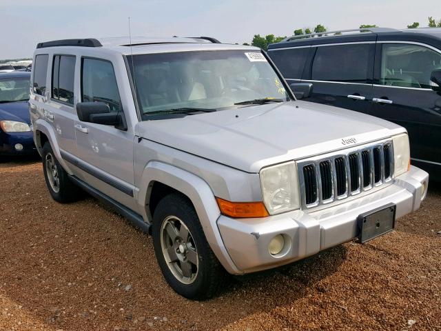 1J8HG48P67C678695 - 2007 JEEP COMMANDER SILVER photo 1