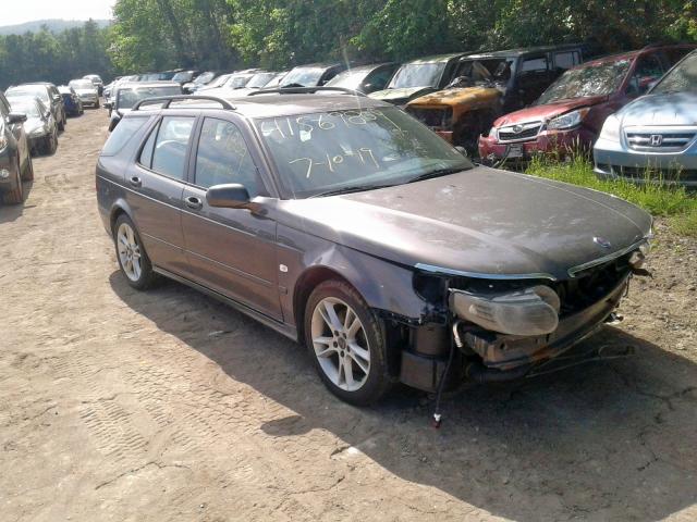 YS3ED59G673522821 - 2007 SAAB 9-5 2.3T GRAY photo 1