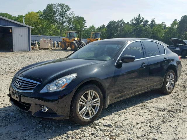 JN1CV6AR6DM750633 - 2013 INFINITI G37 BLACK photo 2