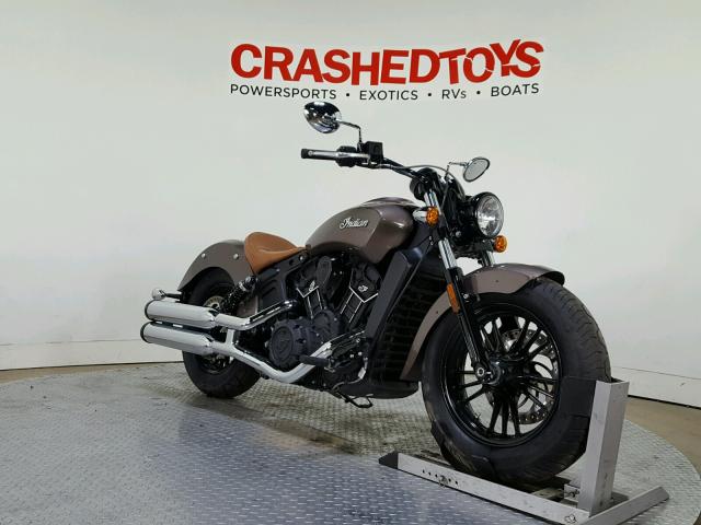 56KMSB11XJ3125886 - 2018 INDIAN MOTORCYCLE CO. SCOUT SIXT BROWN photo 2