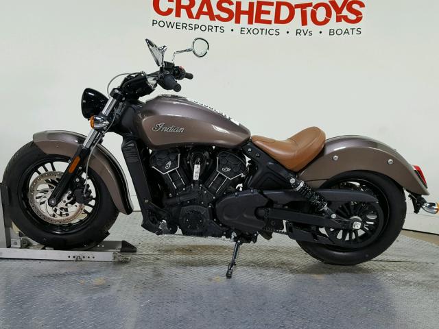 56KMSB11XJ3125886 - 2018 INDIAN MOTORCYCLE CO. SCOUT SIXT BROWN photo 5
