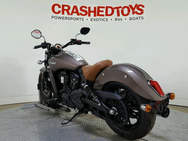 56KMSB11XJ3125886 - 2018 INDIAN MOTORCYCLE CO. SCOUT SIXT BROWN photo 6