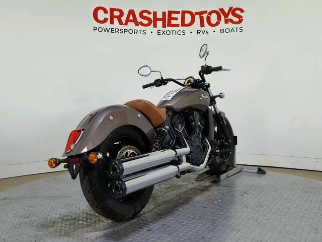 56KMSB11XJ3125886 - 2018 INDIAN MOTORCYCLE CO. SCOUT SIXT BROWN photo 8