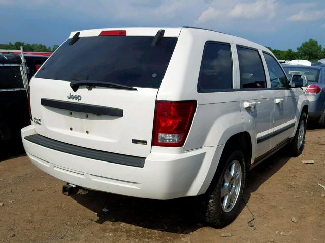 1J8HR48N38C123522 - 2008 JEEP GRAND CHER WHITE photo 4