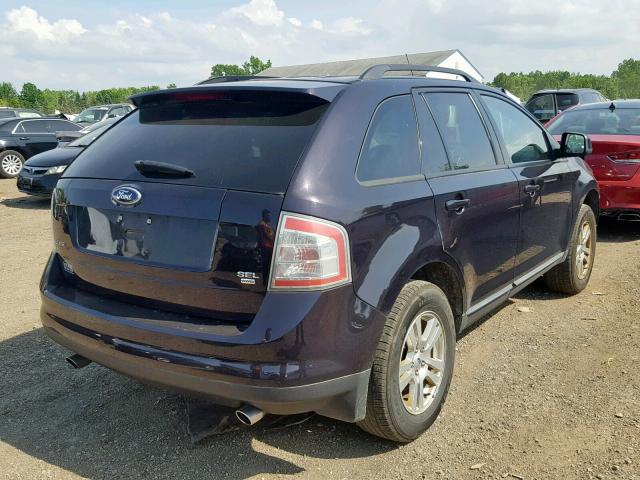 2FMDK48CX7BB08437 - 2007 FORD EDGE SEL BLACK photo 4