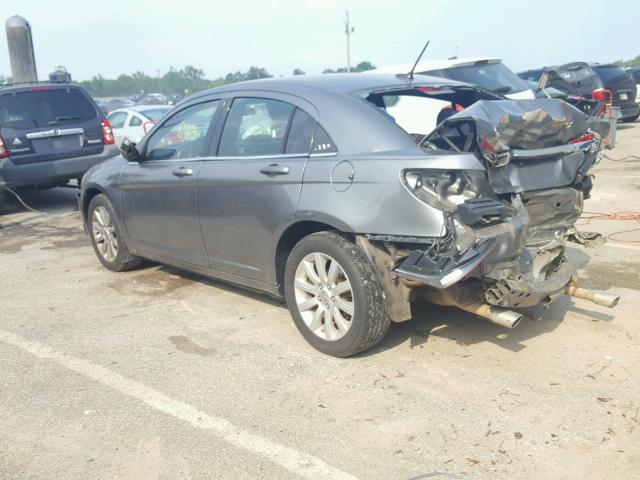 1C3CCBBG6DN533672 - 2013 CHRYSLER 200 TOURIN GRAY photo 3