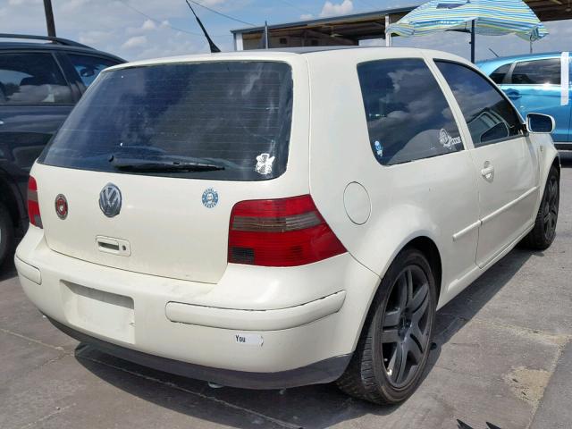 9BWDD61J614060512 - 2001 VOLKSWAGEN GTI GLS WHITE photo 4