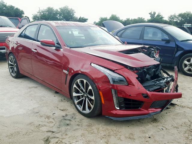 1G6A15S65J0174876 - 2018 CADILLAC CTS-V RED photo 1