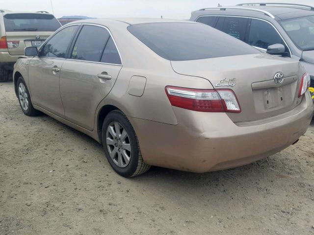 4T1BB46K67U011361 - 2007 TOYOTA CAMRY NEW GOLD photo 3