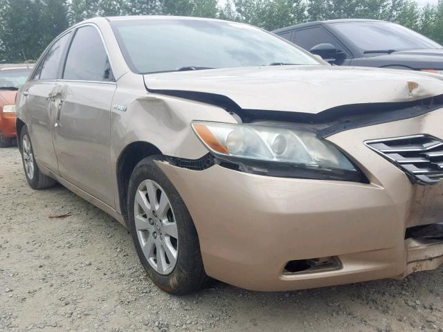 4T1BB46K67U011361 - 2007 TOYOTA CAMRY NEW GOLD photo 9