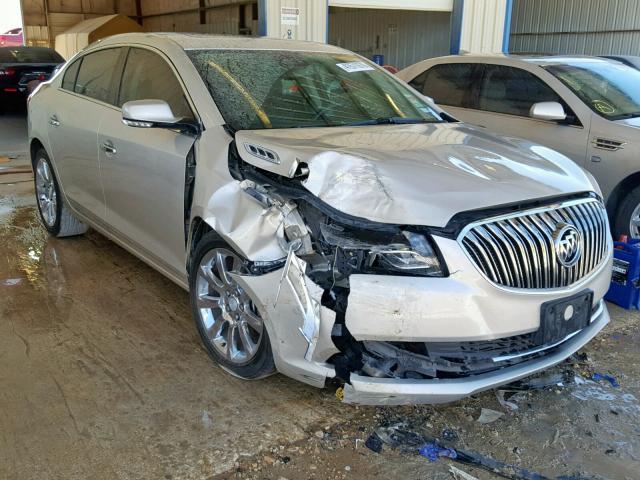 1G4GB5G37EF195276 - 2014 BUICK LACROSSE SILVER photo 1