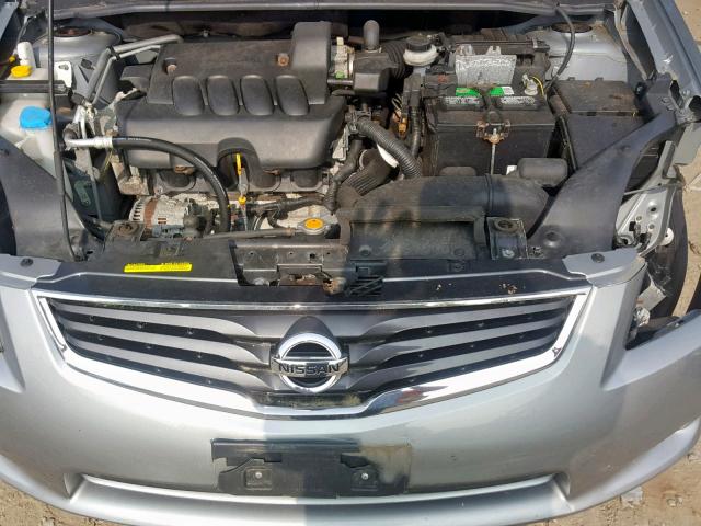 3N1AB6AP4AL686645 - 2010 NISSAN SENTRA 2.0 GRAY photo 7