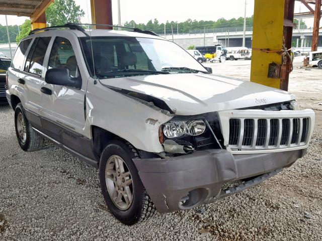 1J4GX48S34C381915 - 2004 JEEP GRAND CHER WHITE photo 1