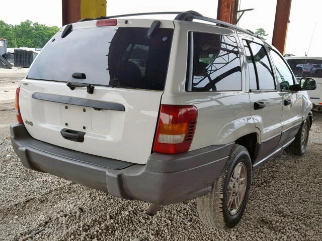 1J4GX48S34C381915 - 2004 JEEP GRAND CHER WHITE photo 4