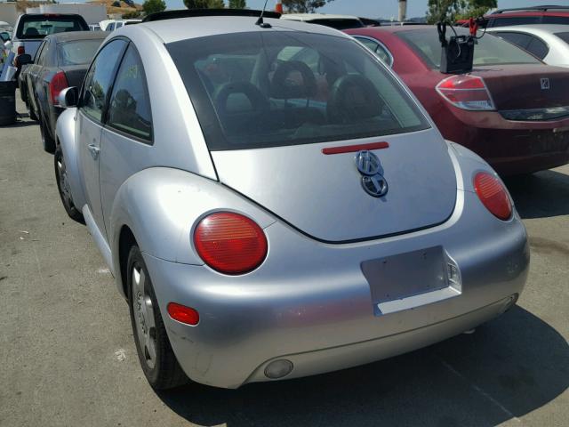 3VWCK21C31M425106 - 2001 VOLKSWAGEN NEW BEETLE ვერცხლისფერი ფოტო 3
