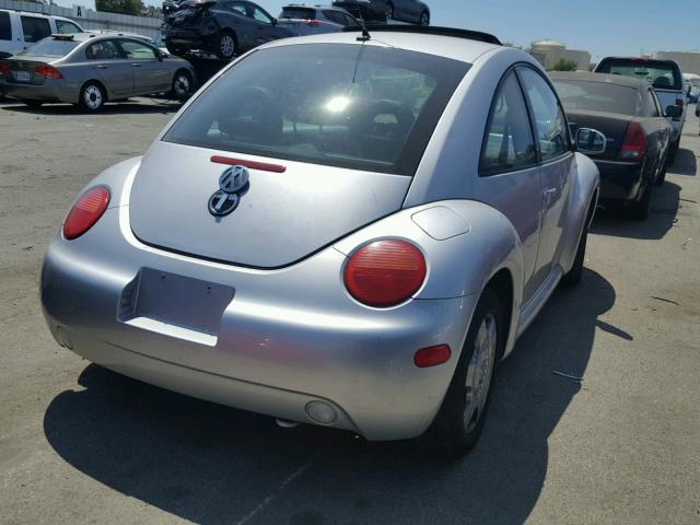 3VWCK21C31M425106 - 2001 VOLKSWAGEN NEW BEETLE ვერცხლისფერი ფოტო 4