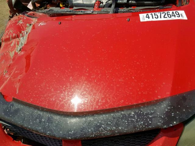 5Y2SL62814Z418476 - 2004 PONTIAC VIBE RED photo 7