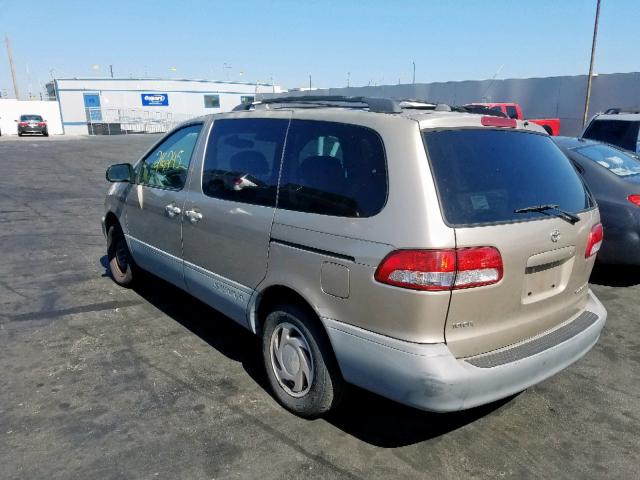 4T3ZF13C11U355757 - 2001 TOYOTA SIENNA LE TAN photo 3