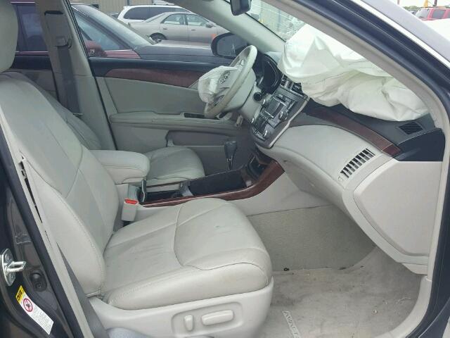 4T1BK3DB7CU462676 - 2012 TOYOTA AVALON BAS Szary zdjęcie 5