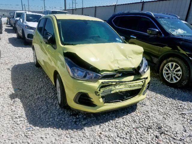 KL8CB6SA7HC725548 - 2017 CHEVROLET SPARK LS YELLOW photo 1