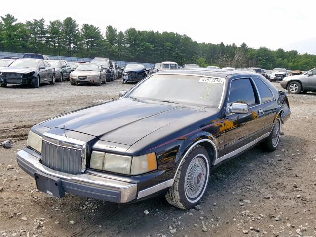 1MRBP98F3FY726427 - 1985 LINCOLN MARK VII BLACK photo 2