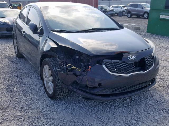 KNAFX4A85F5309070 - 2015 KIA FORTE EX BLACK photo 1