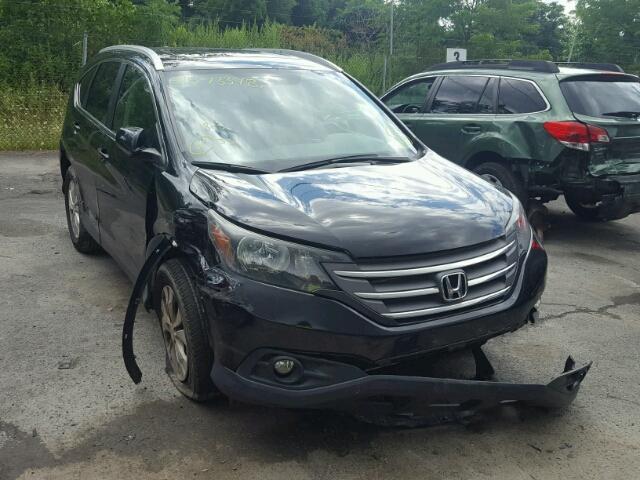 2HKRM4H70DH638309 - 2013 HONDA CR-V EXL BLACK photo 1