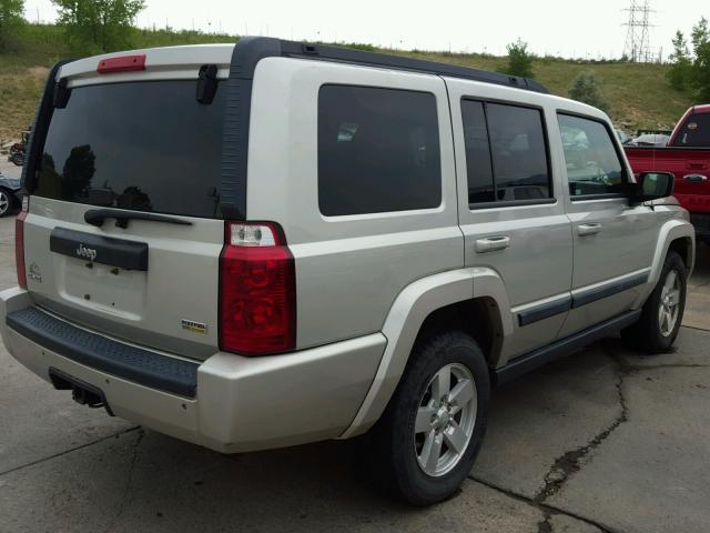 1J8HG48N58C230531 - 2008 JEEP COMMANDER GRAY photo 4