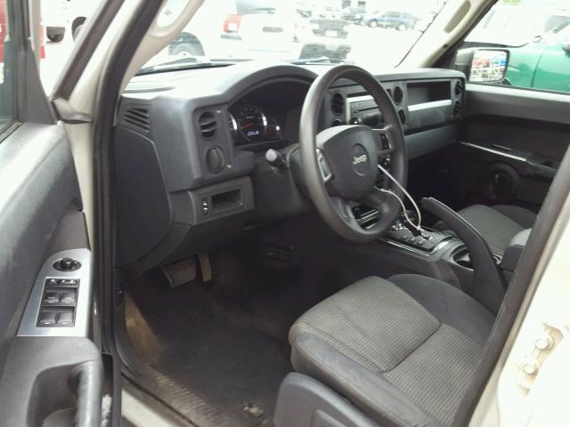 1J8HG48N58C230531 - 2008 JEEP COMMANDER GRAY photo 9