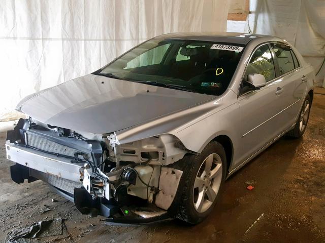 1G1ZC5E11BF191045 - 2011 CHEVROLET MALIBU 1LT SILVER photo 2