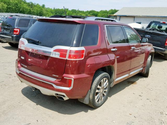 2GKFLVE3XH6240696 - 2017 GMC TERRAIN DE RED photo 4