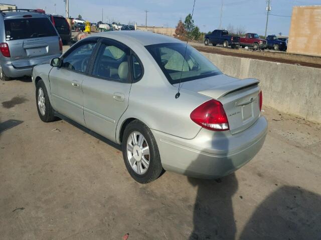 1FAFP56U75A168142 - 2005 FORD TAURUS SEL SILVER photo 3