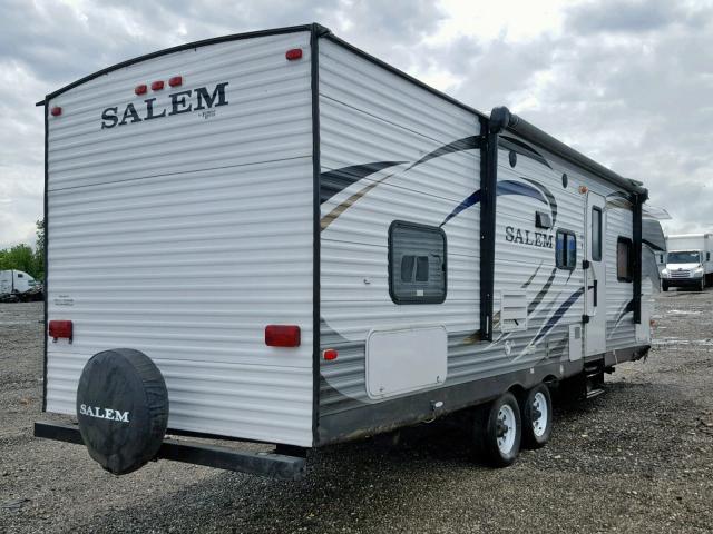 4X4TSMC21EA311119 - 2014 SALM CAMPER WHITE photo 4