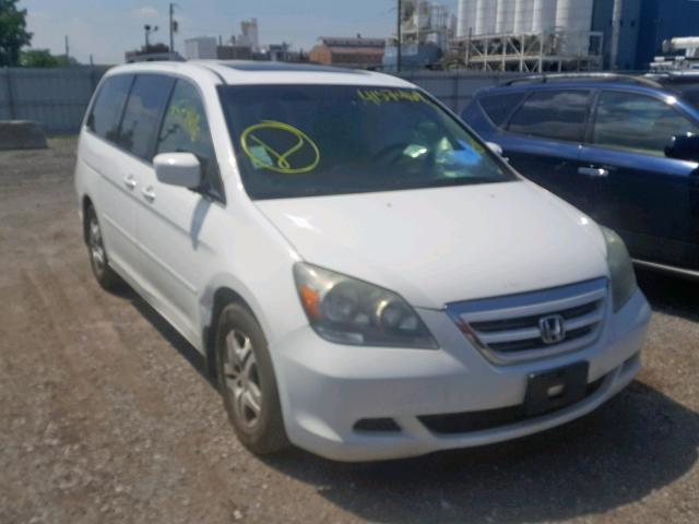 5FNRL38706B454843 - 2006 HONDA ODYSSEY EX WHITE photo 1