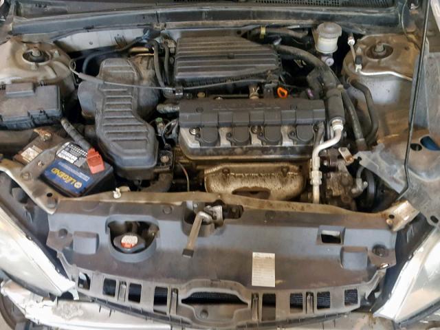 2HGES16414H638695 - 2004 HONDA CIVIC DX SILVER photo 7