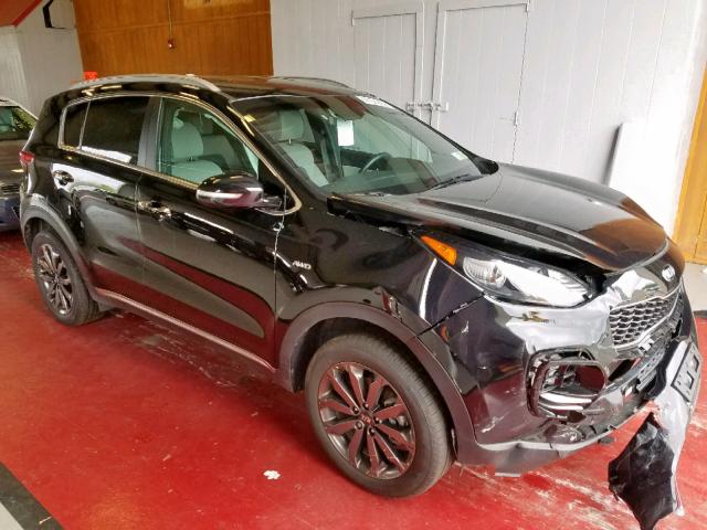 KNDPNCAC5J7466199 - 2018 KIA SPORTAGE E BLACK photo 1