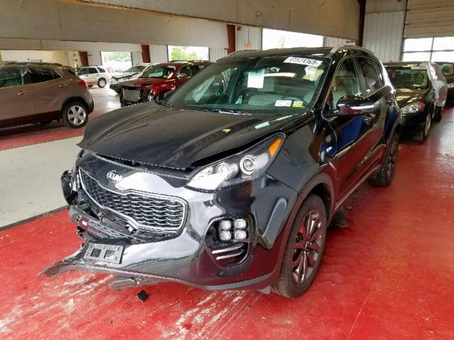 KNDPNCAC5J7466199 - 2018 KIA SPORTAGE E BLACK photo 2