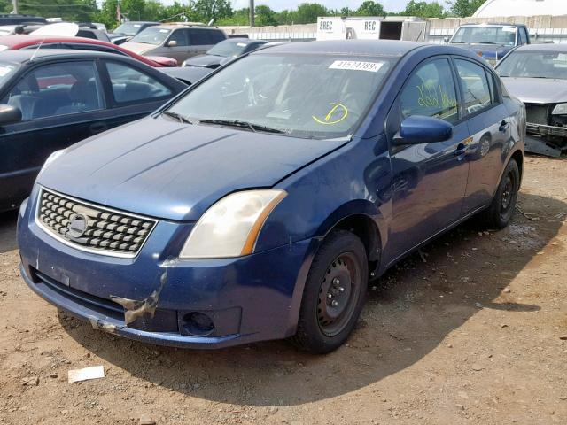 3N1AB61E57L609080 - 2007 NISSAN SENTRA 2.0 BLUE photo 2