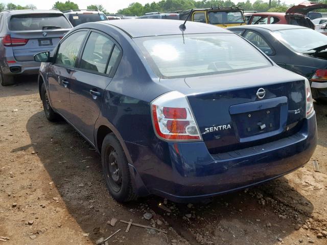 3N1AB61E57L609080 - 2007 NISSAN SENTRA 2.0 BLUE photo 3