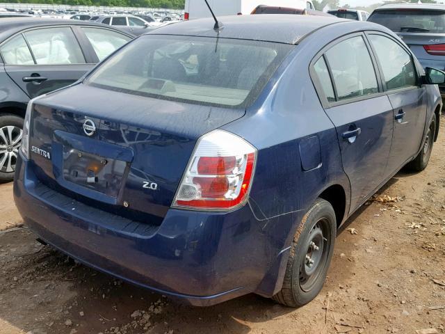 3N1AB61E57L609080 - 2007 NISSAN SENTRA 2.0 BLUE photo 4