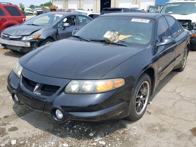 1G2HZ541134166571 - 2003 PONTIAC BONNEVILLE BLACK photo 2